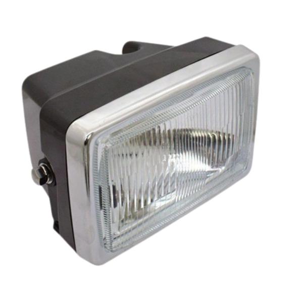 バイク ヘッドライト 角目 ガラスレンズ 汎用 社外品 クラシック ハロゲン FT400 TZR125 CB125T AR125 対応 カワサキ カスタム