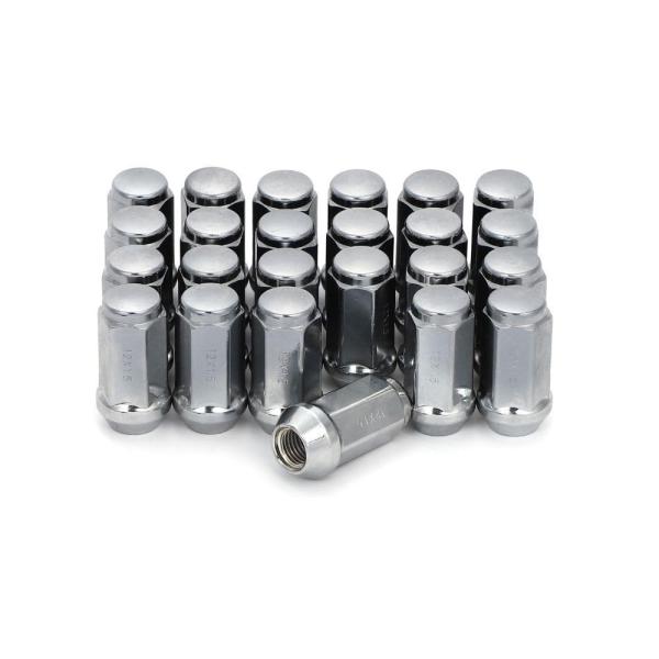 ホイールナット ロングナットM12 P1.5 19HEX 45mm 24個 クローム 6穴 60度テーパー トヨタ ハイエース ランクル