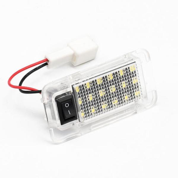 トヨタ LED ラゲッジランプ タイプA スイッチ付き 6500K ユニット交換 アルファード 30系 ヴェルファイア ホワイト 純正互換品 (1個)