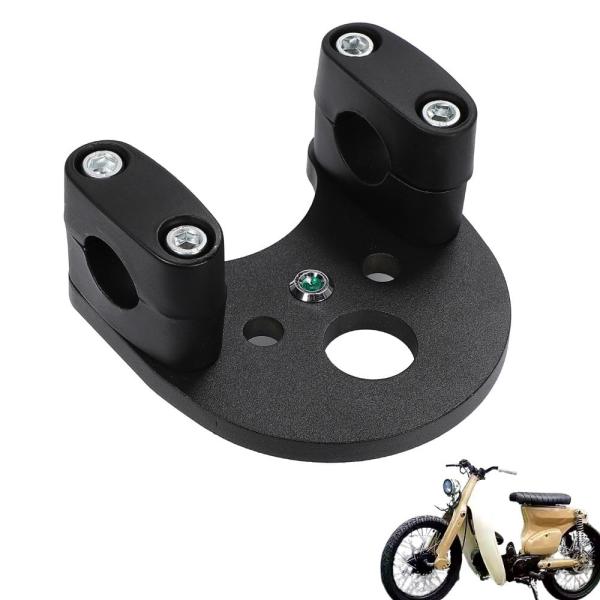 ハンドルポスト ホンダ用 バーハン化キット スーパーカブ C50〜C90等対応 (ブラック)