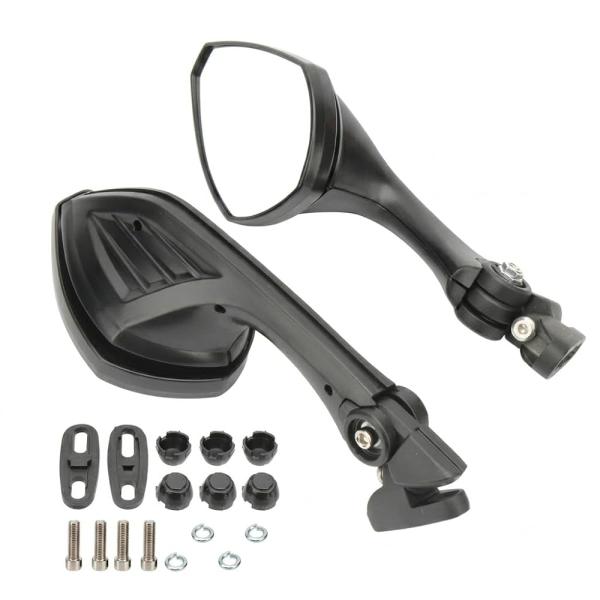 バイクミラー 左右セット 凸面 CBR400R CBR650R CBR250R CBR500R ニンジャ250 400 ZX-14R GSX1300R 対応 汎用