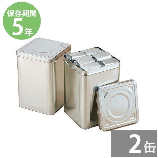 防災グッズ 非常食 防災用品 5年保存 備蓄 保存食 防災用薄焼きビスケット 災害救助用ハーベスト 18リットル缶×2