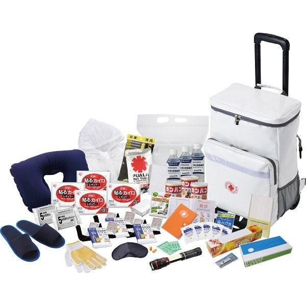 送料無料 キャリー付き緊急避難22点セット Sgt 250cb 防災グッズ 備蓄 防災用品 非常用持ち出し 避難用品 非常用持出袋 防災用品セット おしゃれ Sh 19 568 98 衛生 防災 あんしん本舗 通販 Yahoo ショッピング