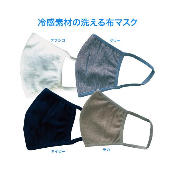マスクケースプレゼント 冷感素材の洗える布マスク S M L メール便 涼しい 洗濯可 繰り返し 洗って