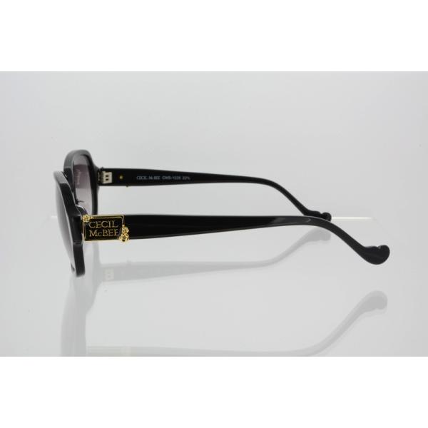 サングラス レディース セシルマクビー ボストン Cms 1028 ブラック 中古 Cecil Mcbee