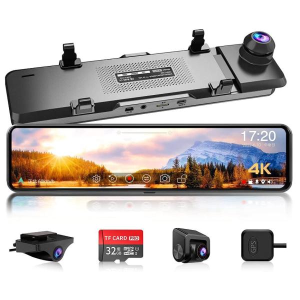 JADO ドライブレコーダー ミラー型 3カメラ 4K 高画質 最新進化 JADO ドライブレコーダー ミラー型 3カメラ 4K 高画質 最新進化