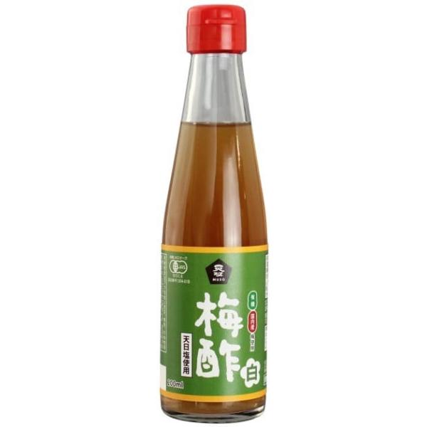 ムソー 有機 梅酢 （白） 200ml 　有機JAS オーガニック 白梅酢 うめず 無添加 国産有機梅 塩分補給 浅漬け ドレッシング 瓶