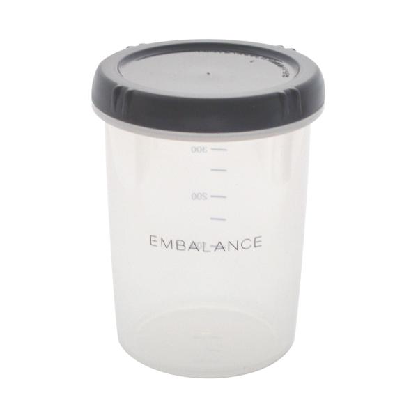 エンバランス 　EMBalance　ディープラウンドコンテナ　Ｓ（500ml）　グレー