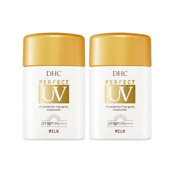 DHCパーフェクト UVミルク（日やけ止め乳液）50g SPF50+ PA++++ ウォータープルーフ 【×2個】