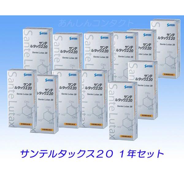 サンテルタックス２０　１２ヵ月セット　　　／送料無料！