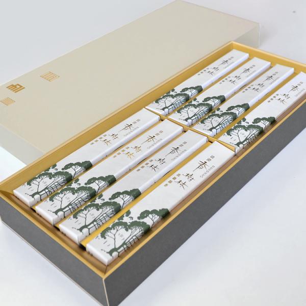 玉初堂 清澄香樹林 短寸8箱入 紙箱 #6541 化粧紙箱 煙が少ない