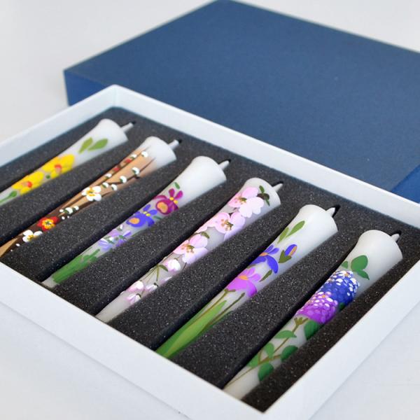 手描き絵ろうそく 1月から6月の花 花の詩 ３号６本入り 季節 花 灯明 お彼岸 お盆 喪中見舞い お悔やみ 手作り 仏前ろうそく Buyee 日本代购平台 产品购物网站大全 Buyee一站式代购 Bot Online