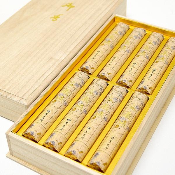 ご進物お線香　神戸薫寿堂　花琳飛燕　桐箱　　　　　短寸8入　送料無料 薫寿堂 進物用線香 花琳飛燕 ひえん 短寸 8把入 桐箱 #087 花琳