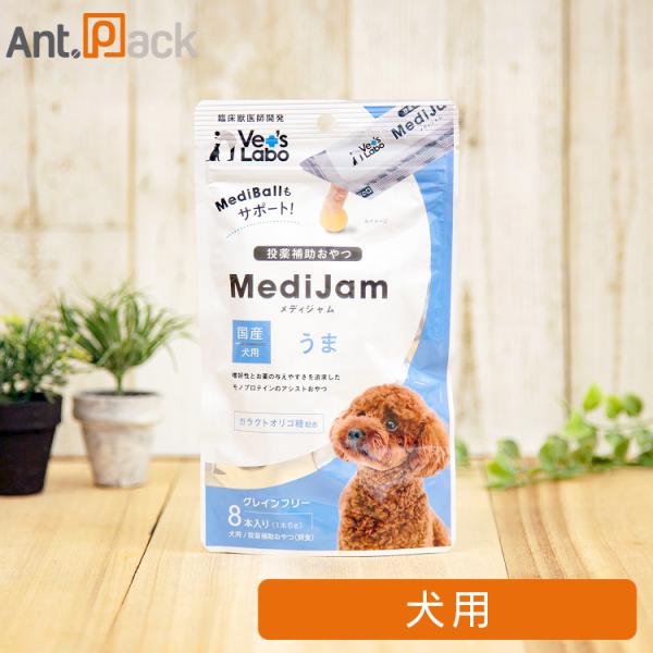 Vet'sLabo メディジャム 犬用 うま 6g×8本（投薬補助）［ネコポス発送］8点まで(97172)