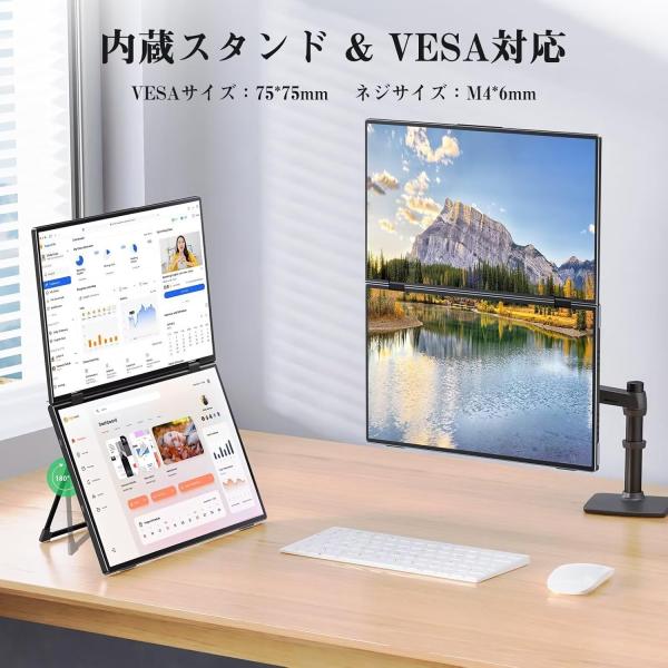 EWEI モバイルモニター 15.6インチ デュアルディスプレイ Amazon.co.jp: EHOMEWEI デュアルモニター 15.6インチ QLED