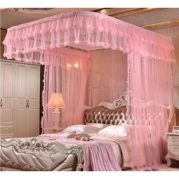 蚊帳 カーテン 赤ちゃん用 A311 安眠 家族用 おしゃれ 蚊対策 ダブル 蚊屋 ワンタッチ A311 かや 赤ちゃん用 クイーンサイズ お姫様風蚊帳 Cc5a311 アンタークティックレーン