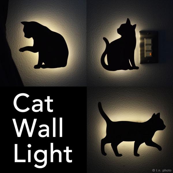 �i���[���։j�L���b�g�E�H�[�����C�g LED�����v CAT WALL LIGHT 2505 ������� ��
