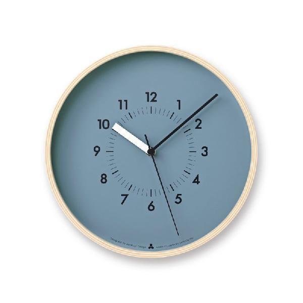 �����m�X Lemnos AWA CLOCK SOSO �u���[ �|�����v AWA13-06BL �������