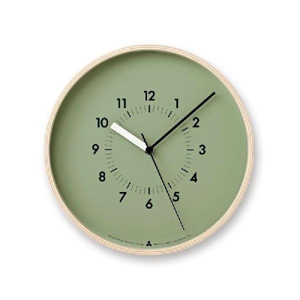 �����m�X Lemnos AWA CLOCK SOSO �O���[�� �|�����v AWA13-06GN �������