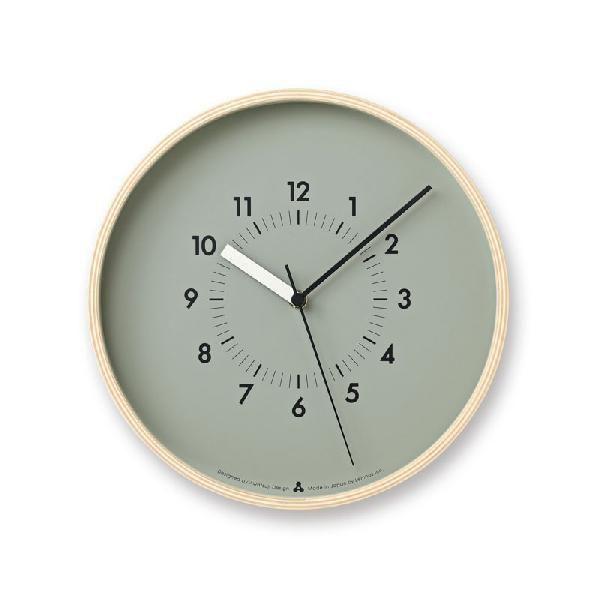 �����m�X Lemnos AWA CLOCK SOSO �O���[ �|�����v AWA13-06GY �������