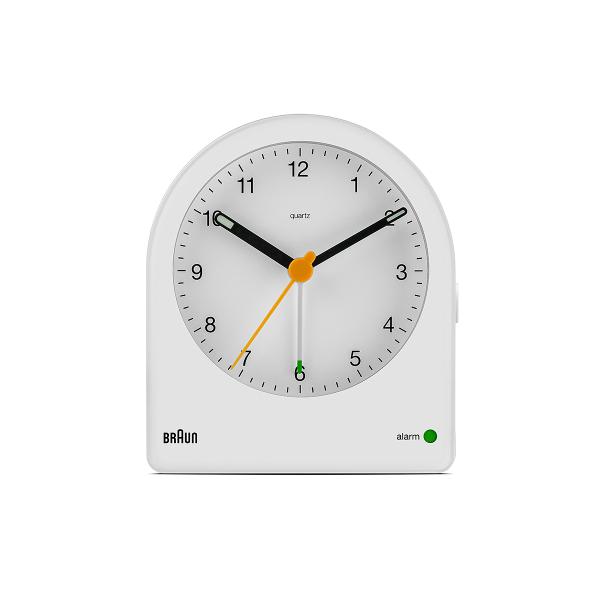 uE v BRAUN AiOA[NbN BC22W Analog Alarm Clock
