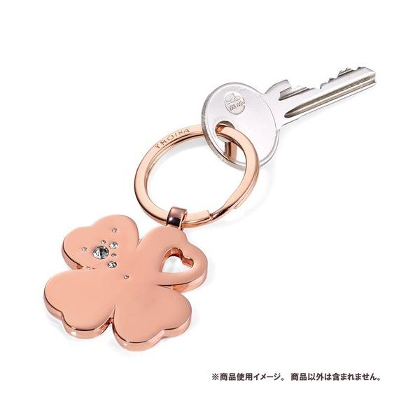 メール便対応可 トロイカ スワロフスキー ラインストーン付キーリング