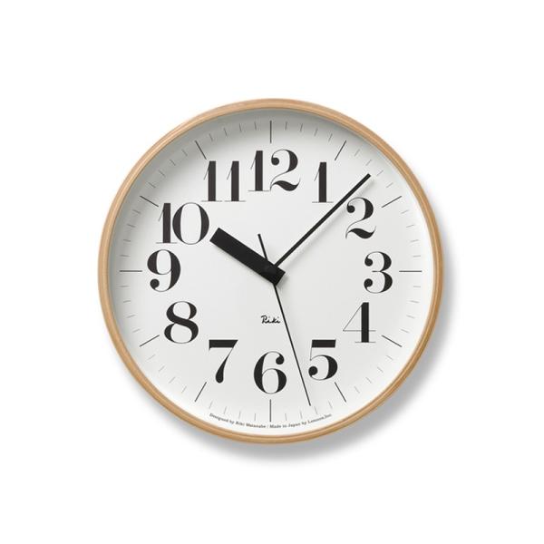 Lemnos レムノス RIKI CLOCK（リキ クロック）細字 サイズ大 楽天市場】【選べる特典付き】レムノス 掛け時計 壁掛け時計