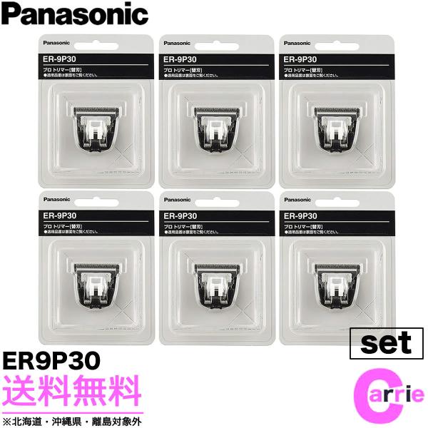 Panasonic（パナソニック） 6点セット プロ バリカン 専用 替刃 ER