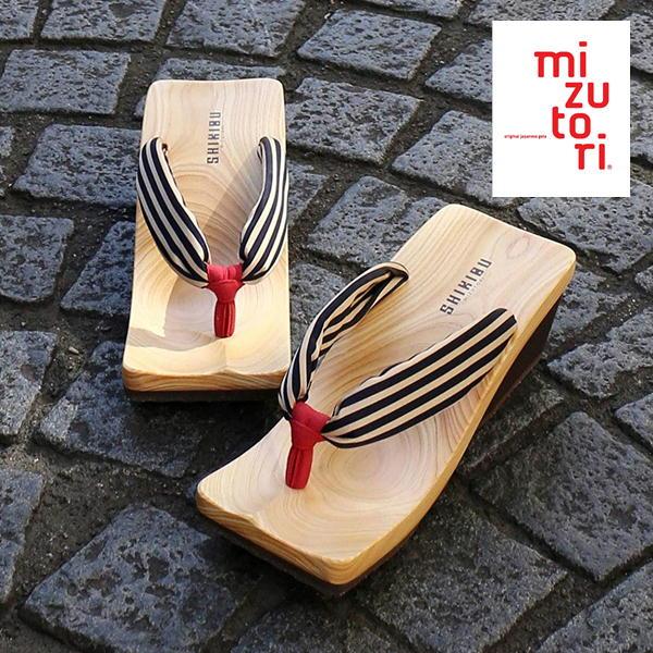 下駄 みずとり mizutori SHIKIBU しきぶ 6.5cmヒール 履き物 レディス