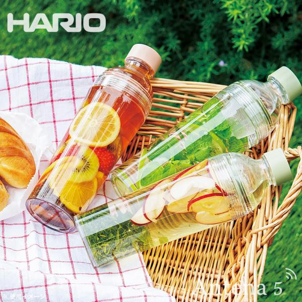 HARIO フィルターインボトル・ポータブル 400ml  ハリオ 水出し茶ボトル 抹茶シェイカー フレーバーウォーター フルーツ酢 冷蔵庫 日本製◇