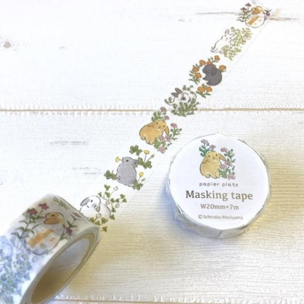 Moriyama  Schinako さん マスキングテープ　花うさぎ antenna-rabbit_pyi1qwcasq