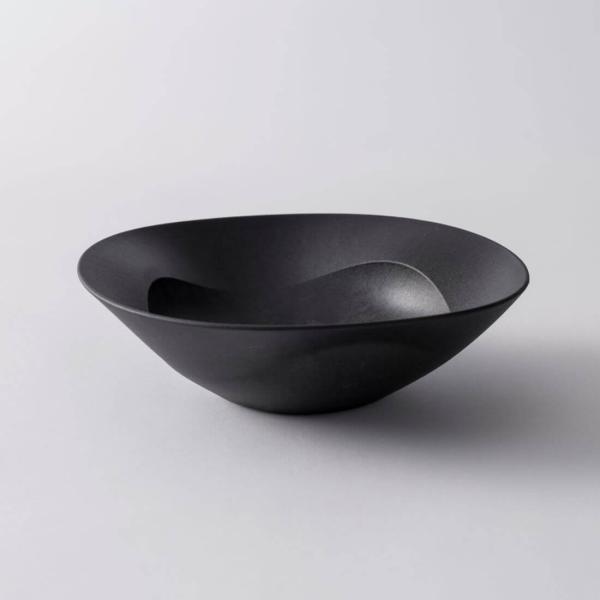 食器 鉢 ARAS / ヒートコレクション 深鉢ミルー 20cm グレイズブラック エイラス プレート 日本製 国産 漂白剤 食洗器・電子レンジ使用可能