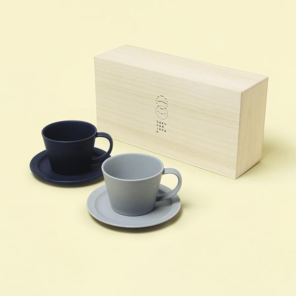 Rq / Sara Coffee Cup &amp; Saucer Jbv\[T[ yA ؔiNavyAGrayj