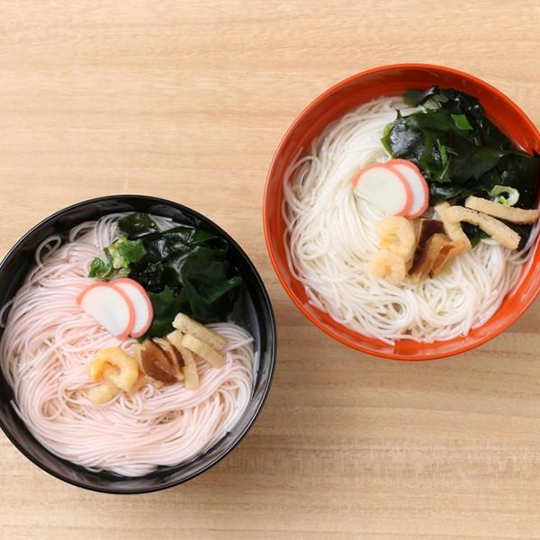 すべてのハレの日に、紅白めでたにゅう麺。大切なひとの幸せを喜ぶ気持ちをこめた『紅白めでたにゅう麺』です。細く長く、手延べ製法で切らずに作った素麺は「縁が切れずに永遠に幸せが続く」縁起ものといわれています。紅白麺でますますおめでたく、「飛躍」...