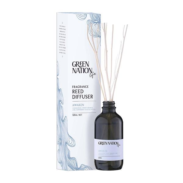 GREEN NATION Life / ディフューザー120ml　アウェイクン（レモングラス ライム）