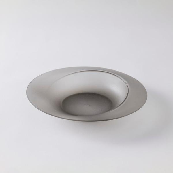 食器 皿 ARAS 深皿 25.7cm スクープ スモークグレー エイラス 割れにくい プレート 日本製 国産 漂白剤 食洗器使用可能