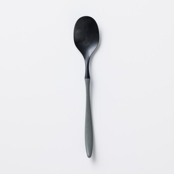 カトラリー スプーン ARAS カレースプーン 21cm グリーングレー エイラス 割れにくい 日本製 国産 漂白剤 食洗器使用可能