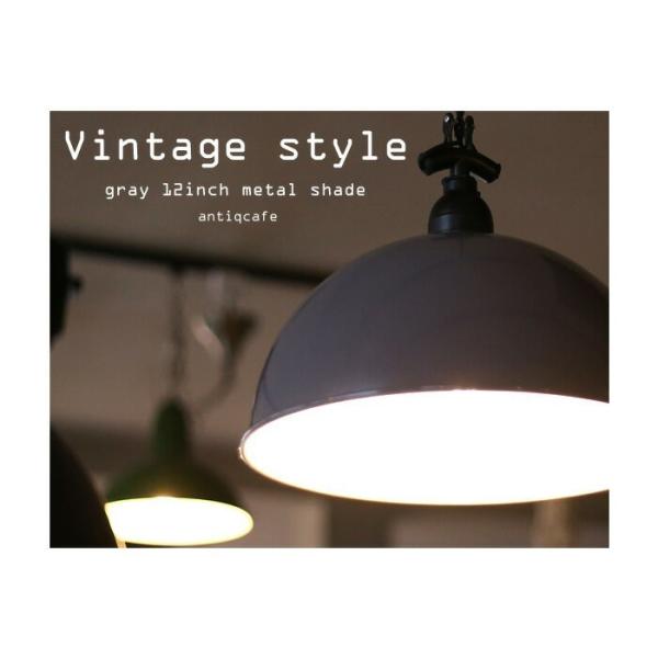 ペンダントライト　keyuca 12インチ メタル ペンダントライト E26 引掛けシーリング 1灯 LED電球