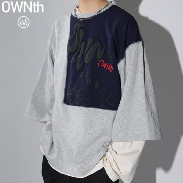 落書きロゴ スウェット メンズ プルオーバー 綿 送料無料・(500)メール便可 冬新作 antiqua（アンティカ） 落書きロゴ スウェット メンズ プルオーバー 綿