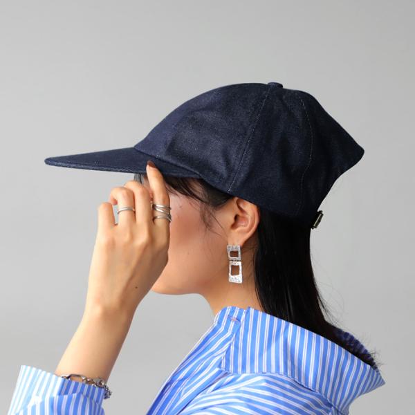 antiqua（アンティカ） 「SEAVEN」DENIM×DUCK CAP デニムダック