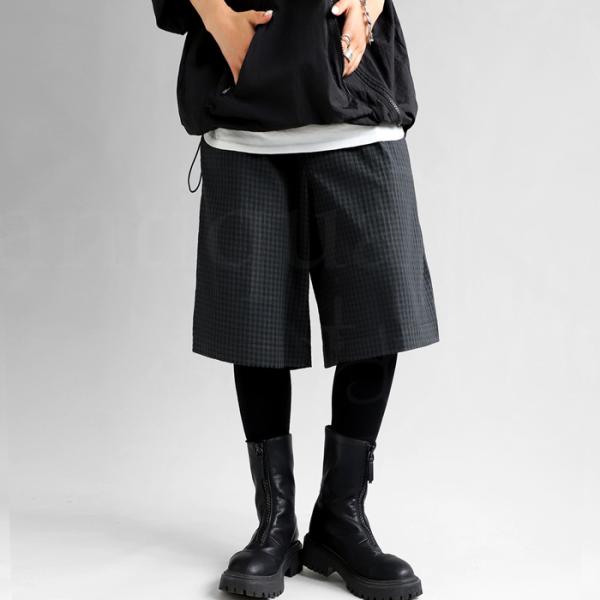 [23区] ハーフパンツ　コットン　ブラック　上品　未使用タグ付き　極美品　S ハーフパンツ レディース ボトムス パンツ スウェット 男女兼用