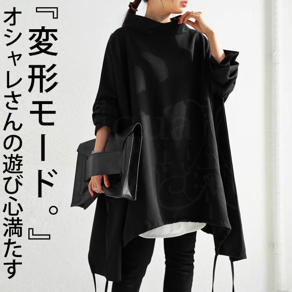 antiqua（アンティカ） 変形BIトップス プルオーバー レディース