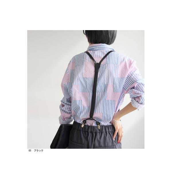 本革サスペンダー サスペンダー レディース 本革 牛革・100pt