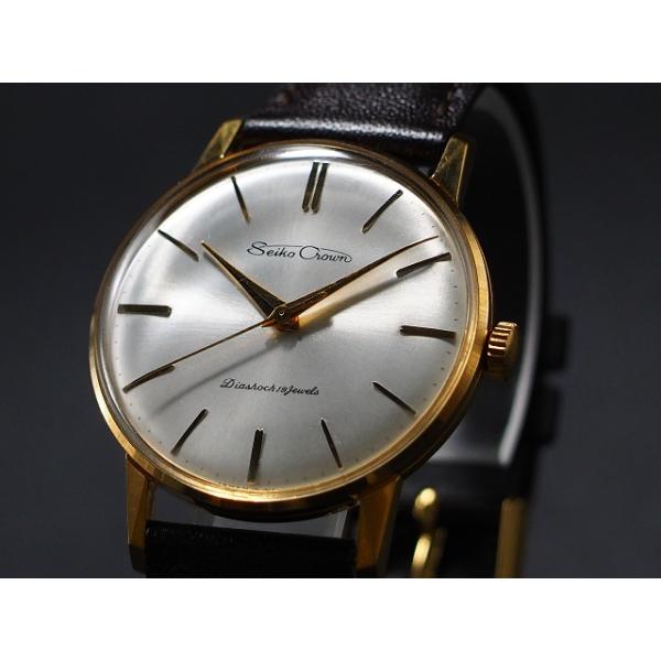 SEIKO CROWN DIASHOCK 19JEWELS 稼働品 Crown（SEIKO） デッドストック セイコー クラウン Seiko Crown