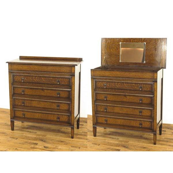 バチェラーズチェスト 51510 ミラーも付いてドレッサー代わりに