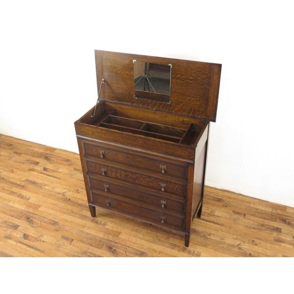 バチェラーズチェスト 529 ミラー付でドレッサー代わりになる収納アイテム 激安通販ショッピング 小物収納にもおすすめ アンティークフレックス 19年頃イギリス