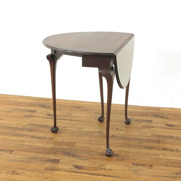 ゲートレッグテーブル 細く長い脚 オーバル型の天板も魅力 バタフライテーブル