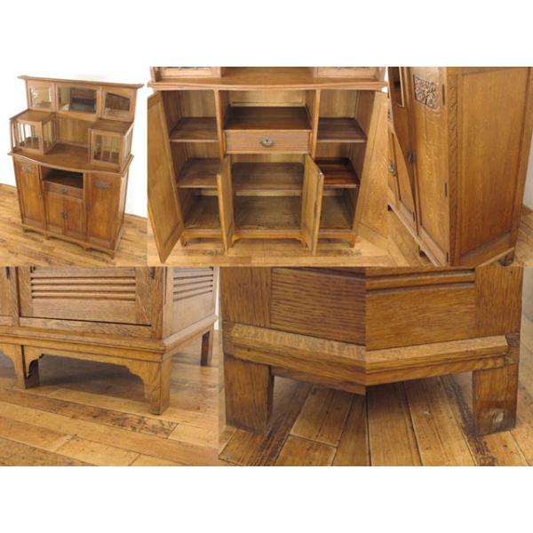 ファッション通販 1910年頃フランスキャビネット アールヌーボーの雰囲気 フランスアンティーク家具 アール ヌーヴォー アンティーク家具 b 100 品質保証