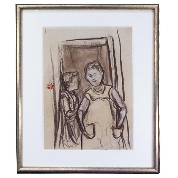 超名画　版画　E.A. 額装　S30-1 超名画 版画 E.A. 額装 S30-1