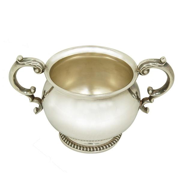 【美品】マッピン＆ウェッブ　シルバープレートonコッパー　コンポティエ マッピン アンド ウェッブ （Mappin＆Webb） ポット シルバープレート